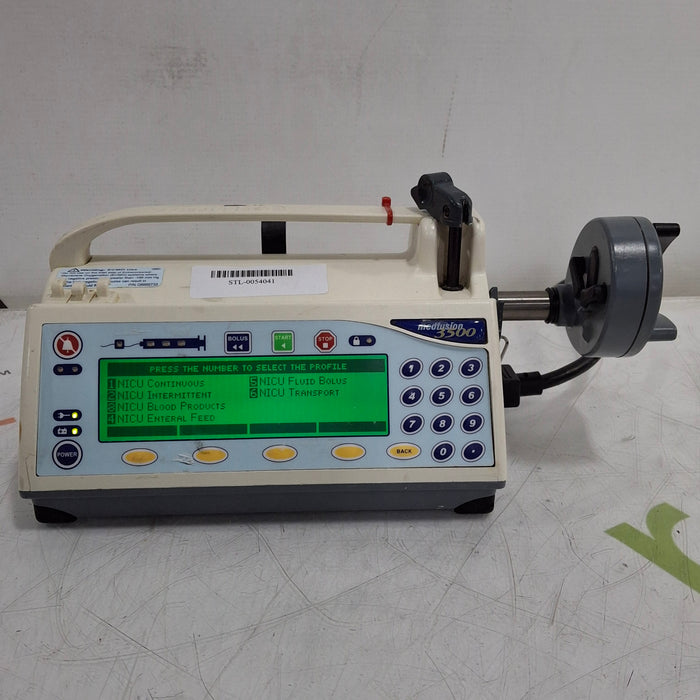 Smiths Medical Medfusion 3500 Version 6 Syringe Infusion Pump