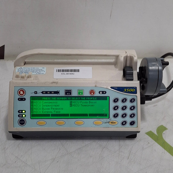 Smiths Medical Medfusion 3500 Version 6 Syringe Infusion Pump