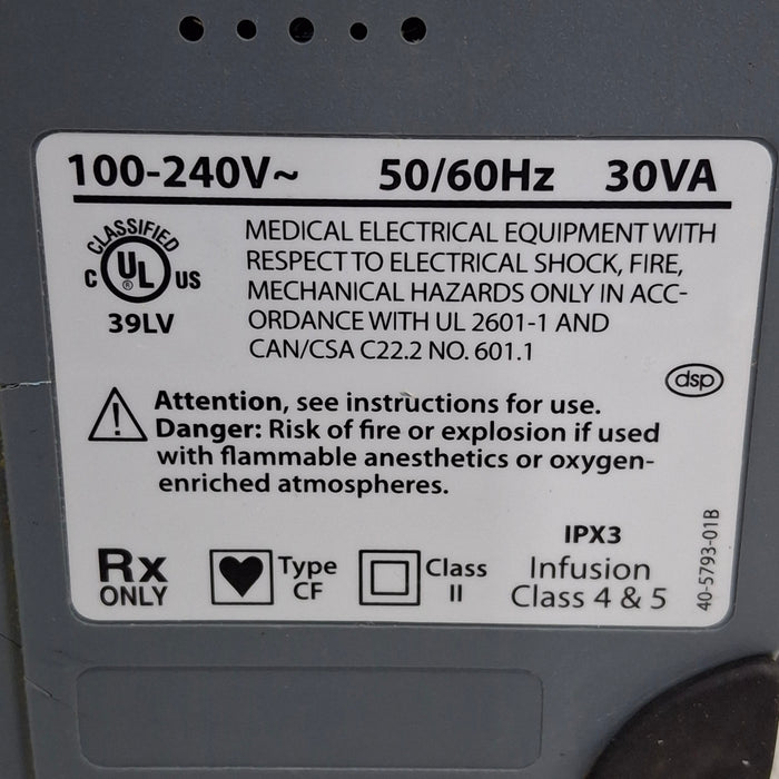 Smiths Medical Medfusion 3500 Version 3 Syringe Infusion Pump