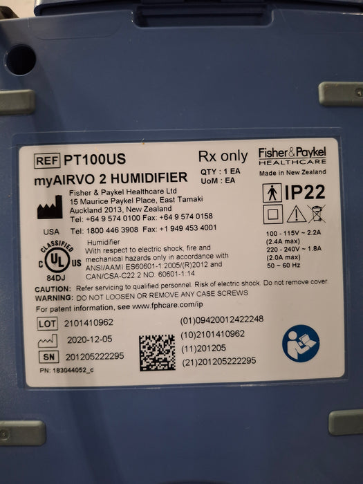 Fisher & Paykel myAirvo 2 Humidified High Flow Therapy Unit