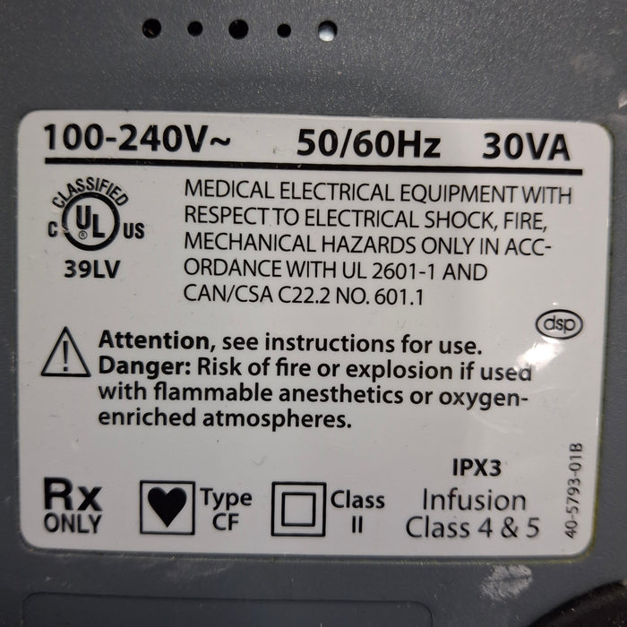 Smiths Medical Medfusion 3500 Version 6 Syringe Infusion Pump