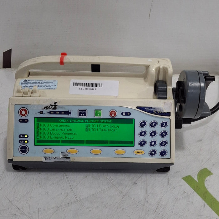 Smiths Medical Medfusion 3500 Version 6 Syringe Infusion Pump