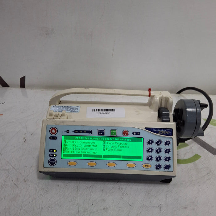 Smiths Medical Medfusion 3500 Version 6 Syringe Infusion Pump