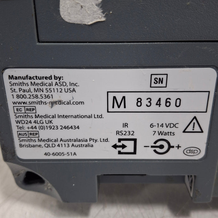 Smiths Medical Medfusion 3500 Version 6 Syringe Infusion Pump