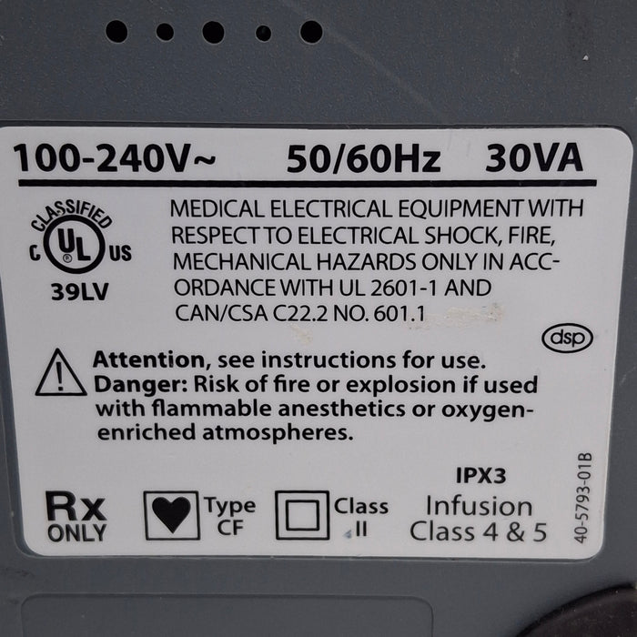 Smiths Medical Medfusion 3500 Version 6 Syringe Infusion Pump