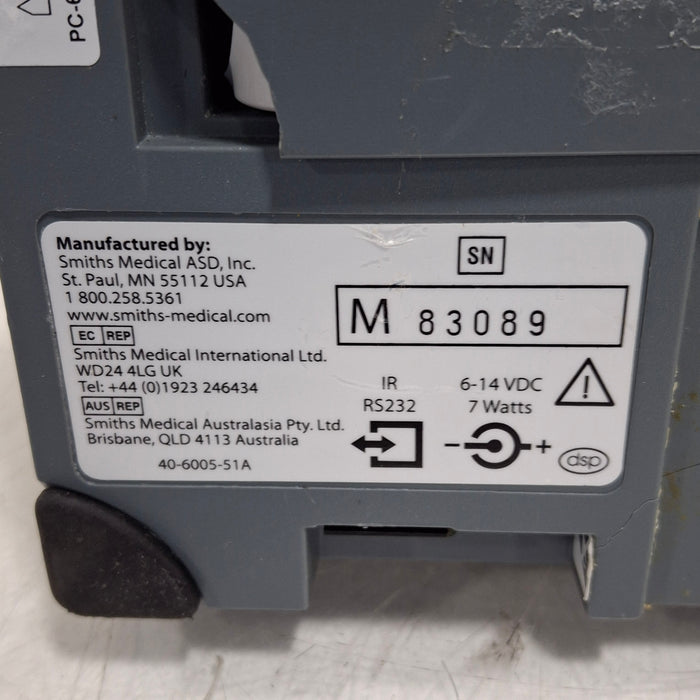 Smiths Medical Medfusion 3500 Version 6 Syringe Infusion Pump