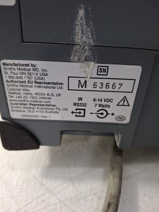 Smiths Medical Medfusion 3500 Version 3 Syringe Infusion Pump