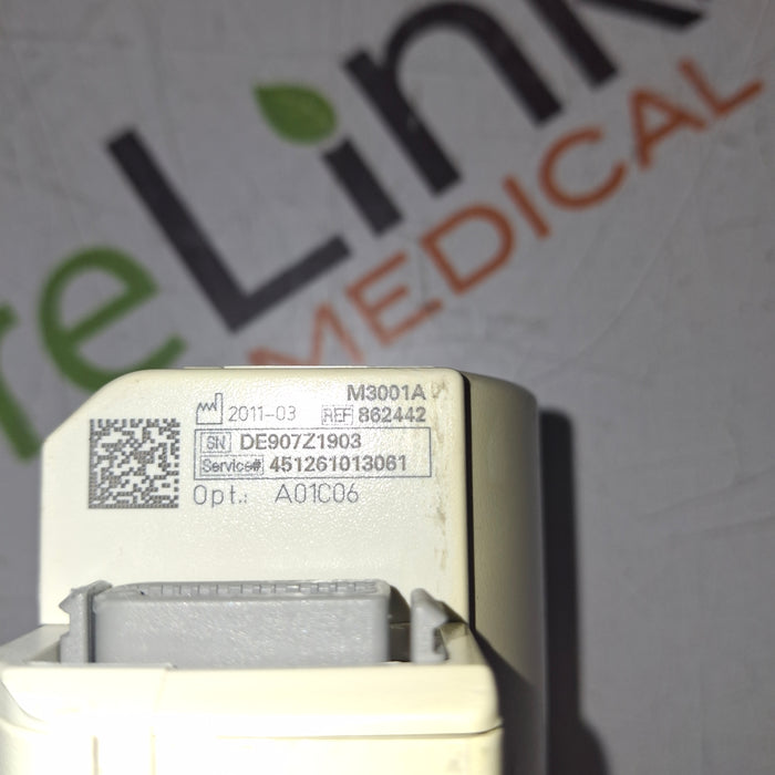 Philips M3001A-A01C06 Fast SpO2, NIBP, ECG, Temp, IBP MMS Module