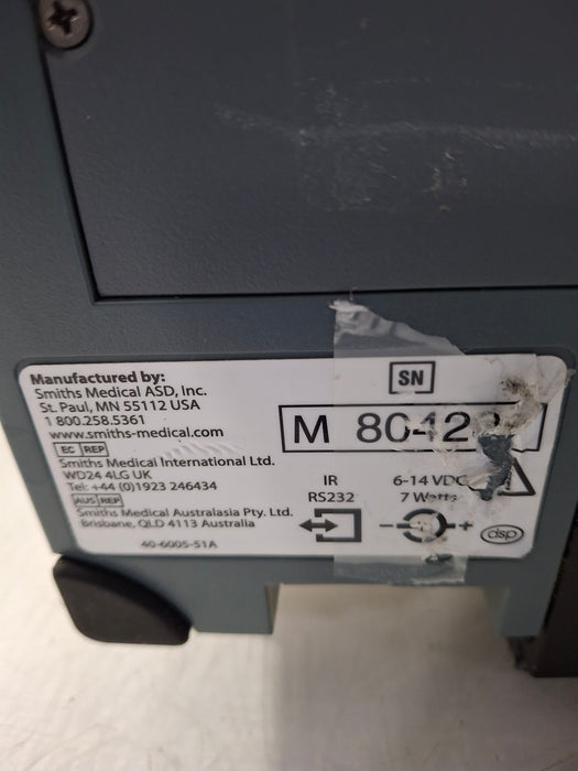 Smiths Medical Medfusion 3500 Version 5 Syringe Infusion Pump