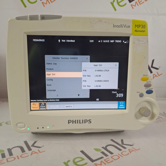 Philips IntelliVue MP30 - Neonatal Patient Monitor