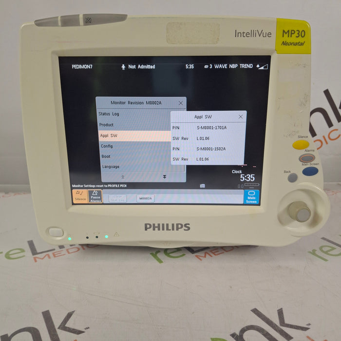 Philips IntelliVue MP30 - Neonatal Patient Monitor
