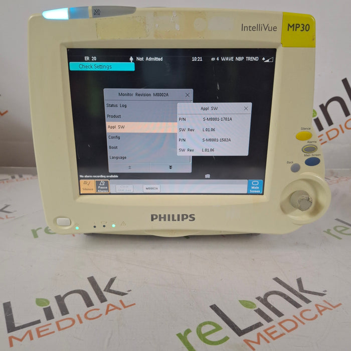 Philips IntelliVue MP30 Patient Monitor