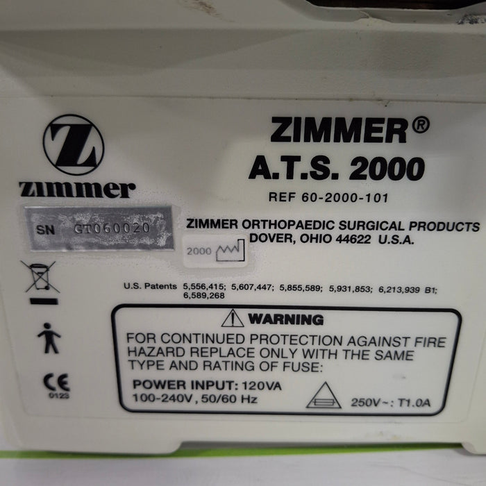 Zimmer ATS 2000 Automatic Tourniquet System