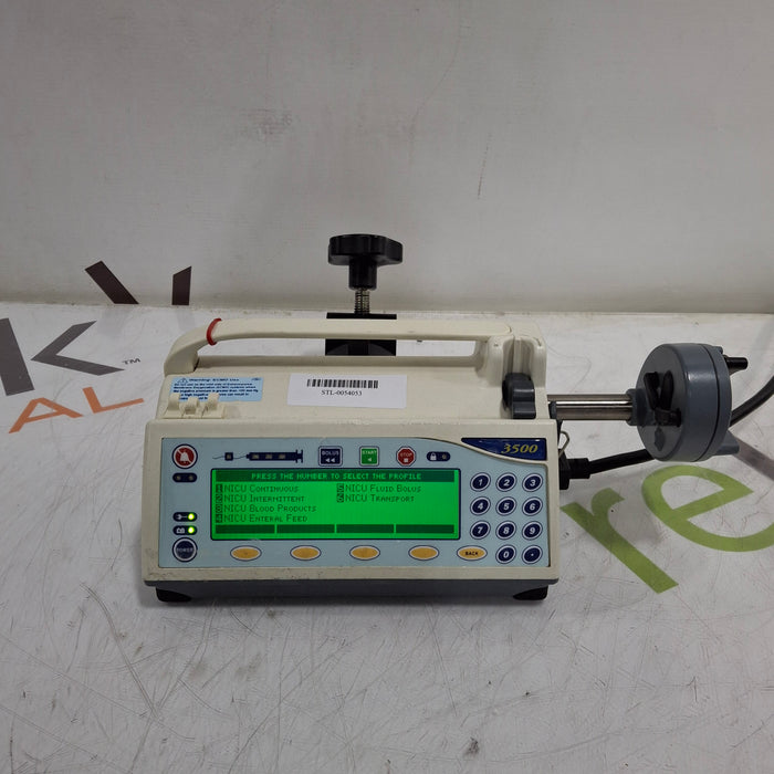 Smiths Medical Medfusion 3500 Version 6 Syringe Infusion Pump