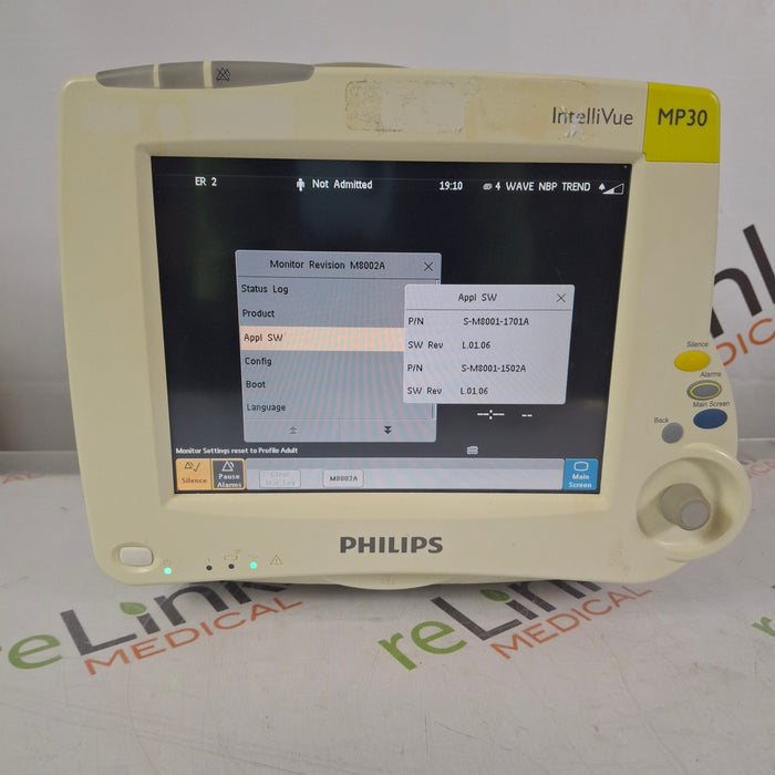 Philips IntelliVue MP30 Patient Monitor