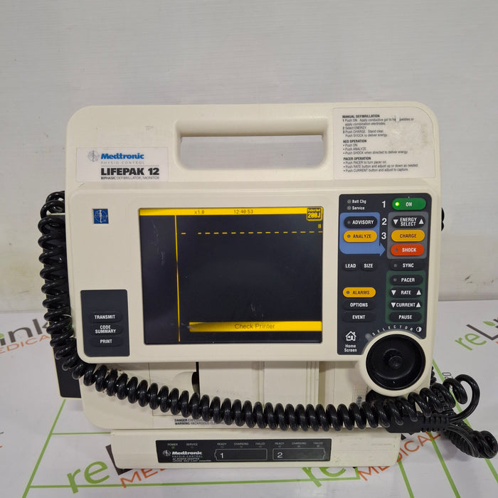 Physio-Control LifePak 12 3-Lead Defibrillator