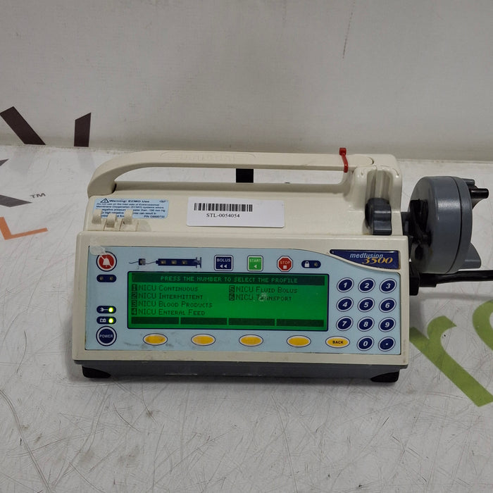 Smiths Medical Medfusion 3500 Version 6 Syringe Infusion Pump