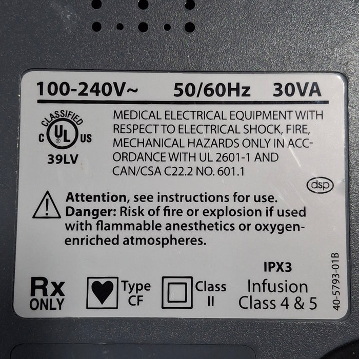 Smiths Medical Medfusion 3500 Version 6 Syringe Infusion Pump