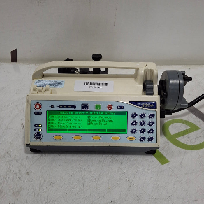 Smiths Medical Medfusion 3500 Version 6 Syringe Infusion Pump