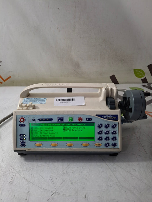 Smiths Medical Medfusion 3500 Version 6 Syringe Infusion Pump