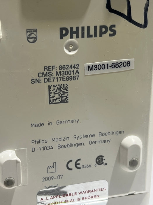 Philips M3001A-A02C06 OxiMax SpO2, NIBP, ECG, Temp, IBP MMS Module