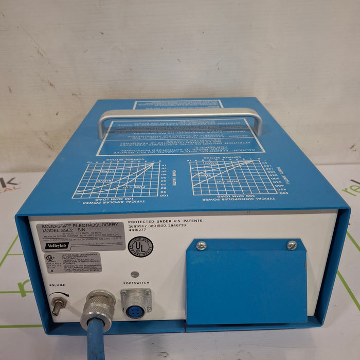 Valleylab SSE2-L Solid State Electrosurgery Unit