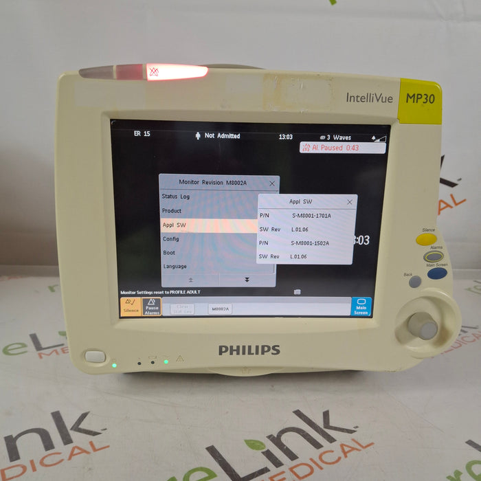 Philips IntelliVue MP30 Patient Monitor