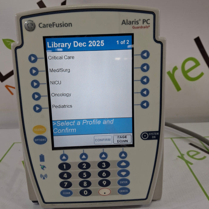CareFusion Alaris 8015 Large Screen POC Infusion Pump