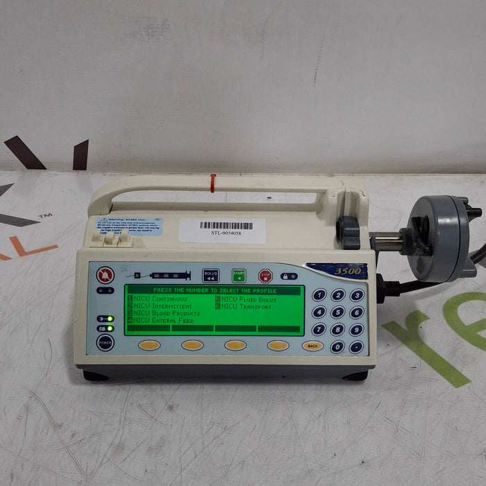Smiths Medical Medfusion 3500 Version 6 Syringe Infusion Pump