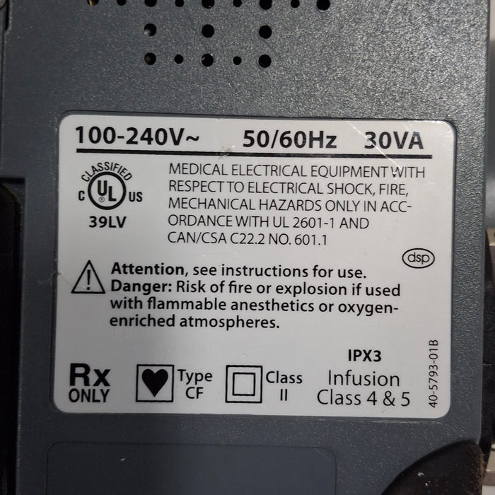 Smiths Medical Medfusion 3500 Version 6 Syringe Infusion Pump
