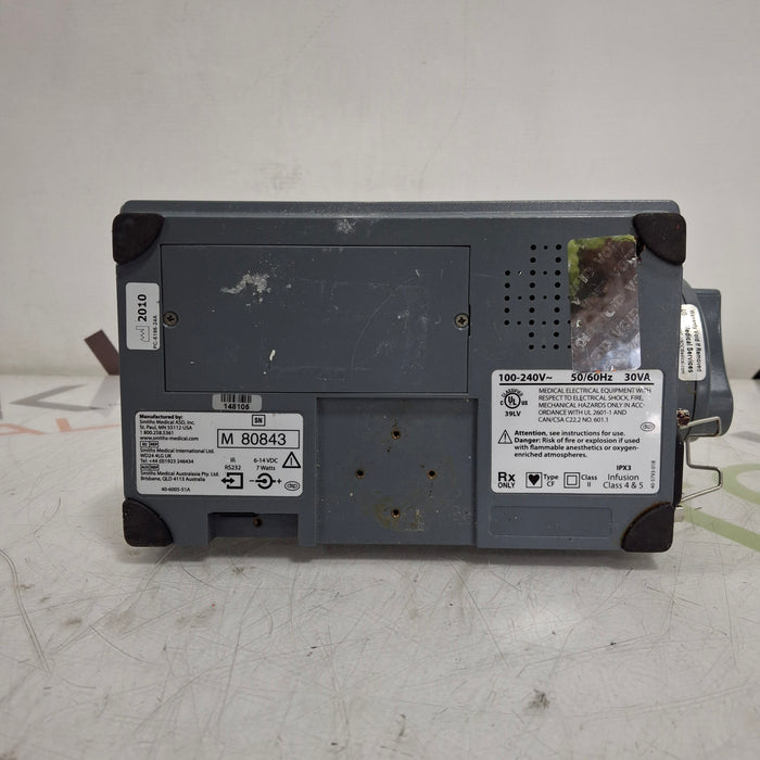 Smiths Medical Medfusion 3500 Version 6 Syringe Infusion Pump