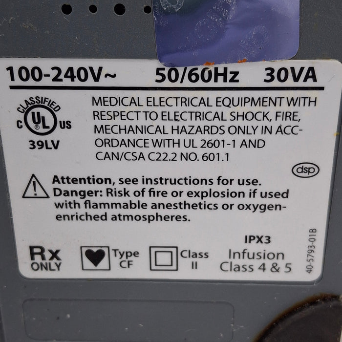 Smiths Medical Medfusion 3500 Version 6 Syringe Infusion Pump