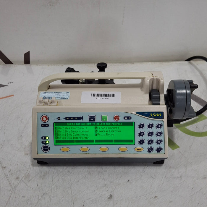 Smiths Medical Medfusion 3500 Version 6 Syringe Infusion Pump