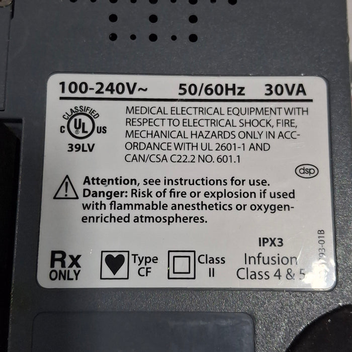 Smiths Medical Medfusion 3500 Version 6 Syringe Infusion Pump