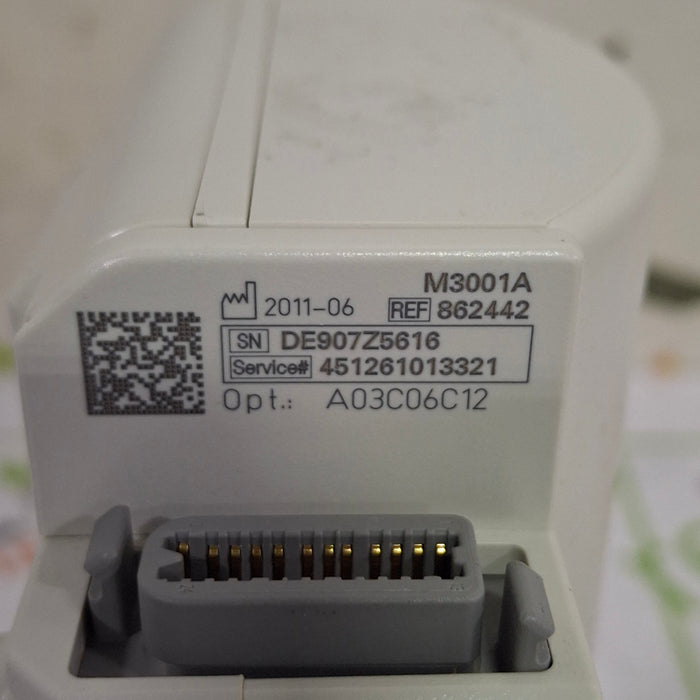Philips M3001A-A03C06C12 Masimo SpO2, NIBP, 12 lead ECG, Temp, IBP MMS Module