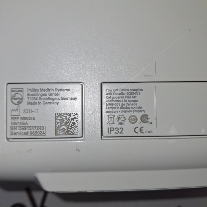 Philips Intellivue MP5 - ECG, Fast SpO2, NIBP Patient Monitor