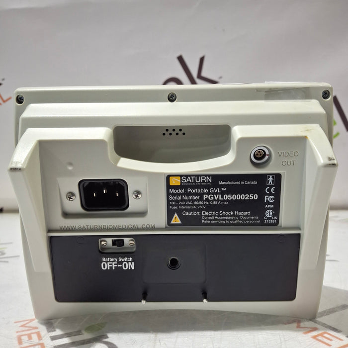 Saturn Biomedical Systems Inc Portable GVL Video Laryngoscope System