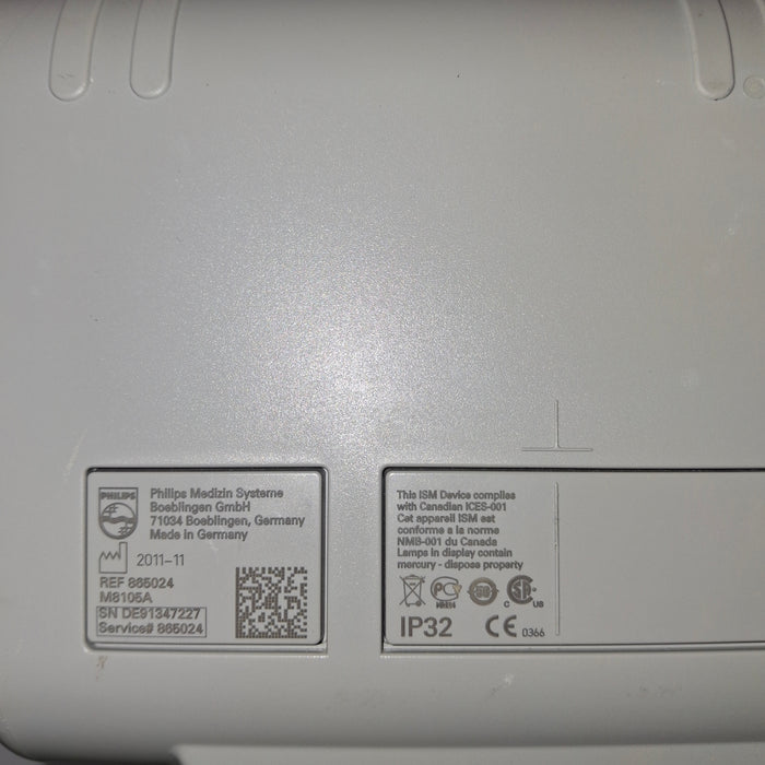 Philips Intellivue MP5 - ECG, Fast SpO2, NIBP Patient Monitor