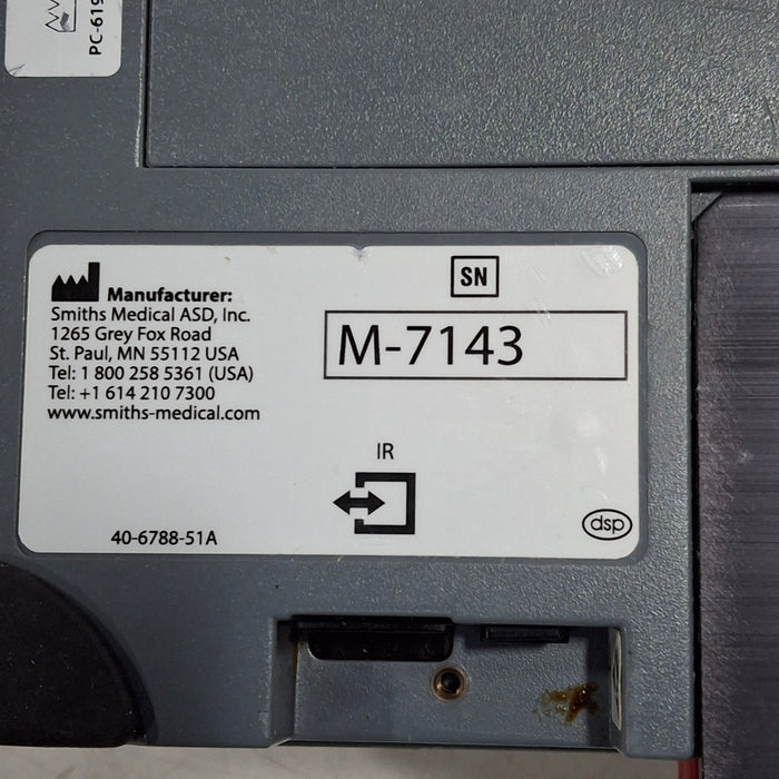 Smiths Medical Medfusion 3500 Version 6 Syringe Infusion Pump