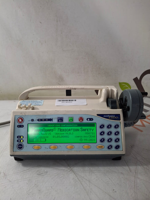 Smiths Medical Medfusion 3500 Version 6 Syringe Infusion Pump