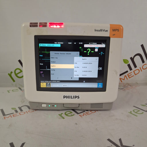 Philips Philips Intellivue MP5 - ECG, Fast SpO2, NIBP Patient Monitor Patient Monitors reLink Online