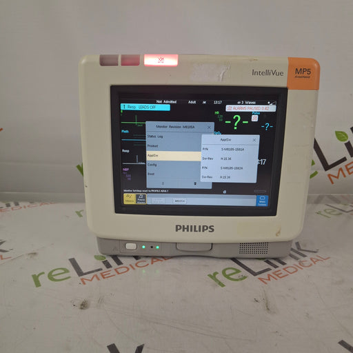Philips Philips Intellivue MP5 - ECG, Fast SpO2, NIBP Patient Monitor Patient Monitors reLink Online