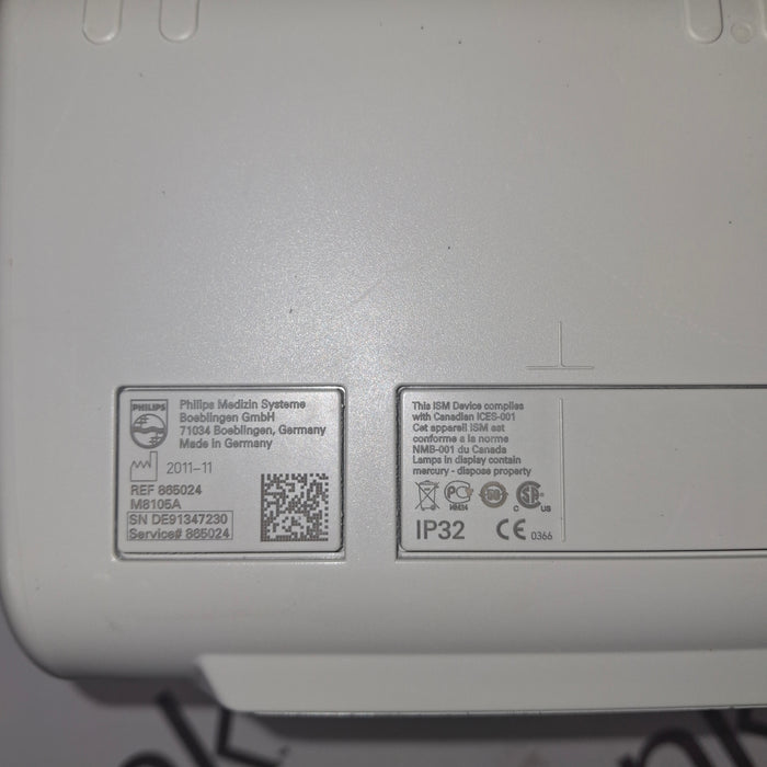 Philips Intellivue MP5 - ECG, Fast SpO2, NIBP Patient Monitor