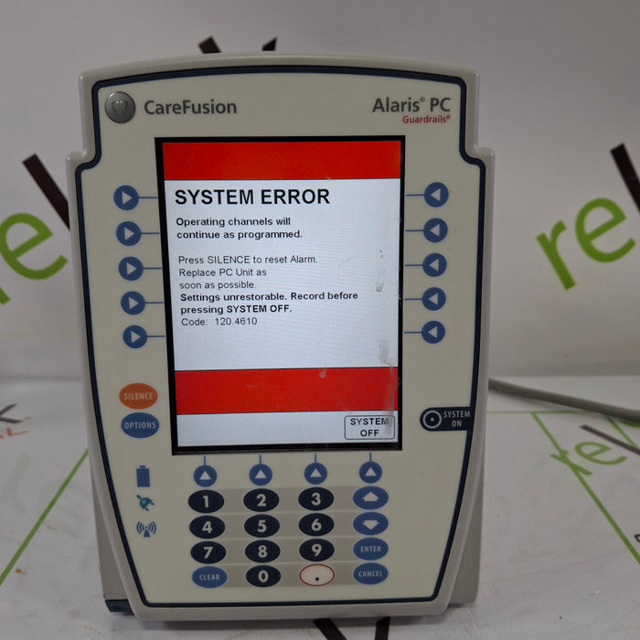 CareFusion Alaris 8015 Large Screen POC Infusion Pump