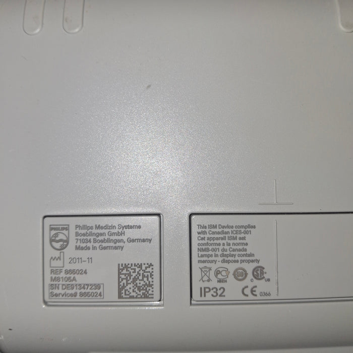 Philips IntelliVue MP5 Anesthesia Fast SpO2, ECG, NBP Patient Monitor