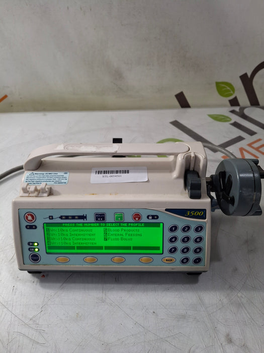 Smiths Medical Medfusion 3500 Version 6 Syringe Infusion Pump