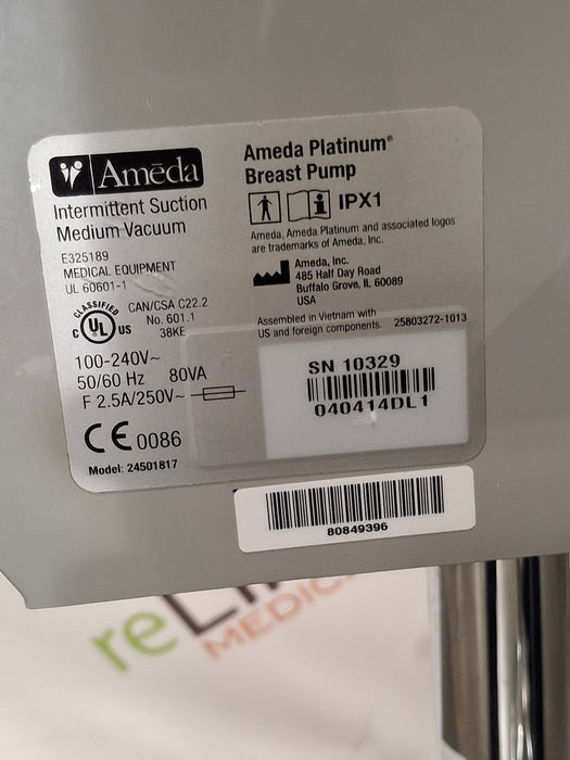 Ameda Platinum Breast Pump
