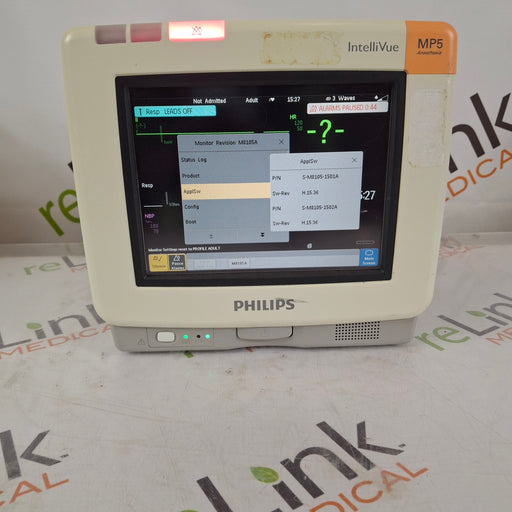 Philips Philips IntelliVue MP5 Anesthesia Fast SpO2, ECG, NBP Patient Monitor Patient Monitors reLink Online