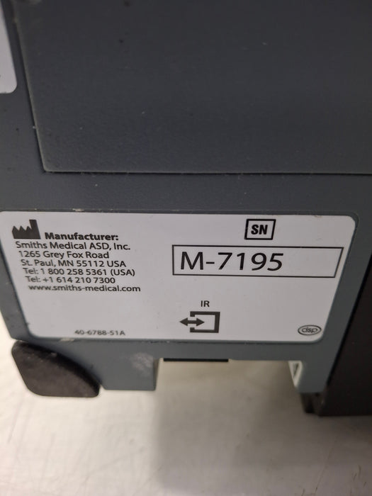 Smiths Medical Medfusion 3500 Version 6 Syringe Infusion Pump