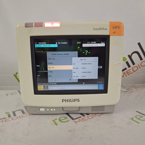 Philips Philips Intellivue MP5 - ECG, Fast SpO2, NIBP Patient Monitor Patient Monitors reLink Online